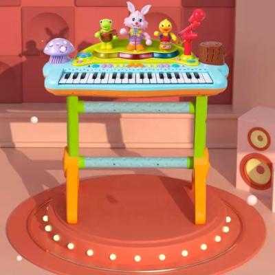 China Battery Operated Animal Piano Design Baby Keyboard Toy Kids 4 Years Old Musical Instrument Piano Girls Toys for sale