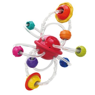 China Toy Planet Hand Catching Ball Baby Teether Soft Funny Baby Toys Made in China Infant Teether for sale