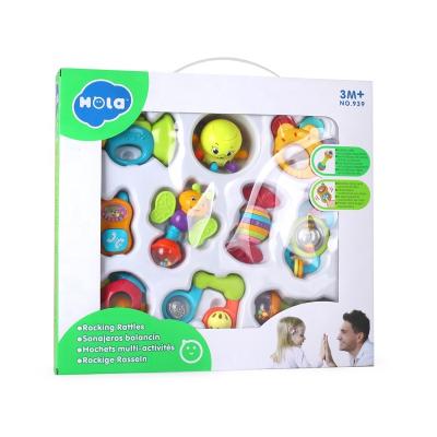 China High Quality Colorful Baby Toy Baby Toys Under Soft Toy 10 Pcs 3 Year Old Baby Rattle Rocking Toys for sale