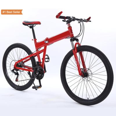 China Steel Istaride 26 Inch Adult Mtb Cycle Katlanabilir Bisiklet 21 Speed ​​Folding Mountain Bike Lightweight Foldable Bicycle for sale