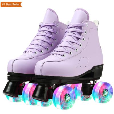 China EVA Istaride 4 wheel roller skates PU leather cheap rolschaatsen roller skate shoes and unisex rubber and PU skate rubber shoes for sale