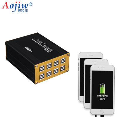 China Mobile Phone Usb Charger 16 Usb Metal Eu Plug Multi-port Charger 5V/1.5A for sale