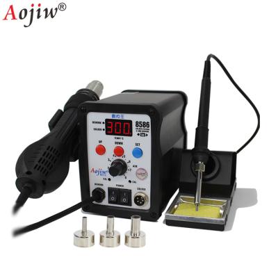 China Factory direct smd machine station aojiw 8685 SMD ESD repair rework mobile soldering station for industrial electronics for sale