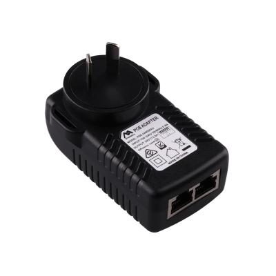 China POE adapter 5v 9v 12v 24v 48v poe injector 24w poe injector 24w white black adapter PSE-240100Z for sale