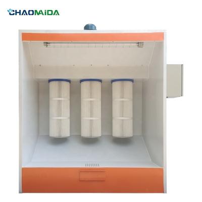 China Hotels Equipped with spray drying oven CE Approved Manual Powder Coating Spray Paint Booth for sale