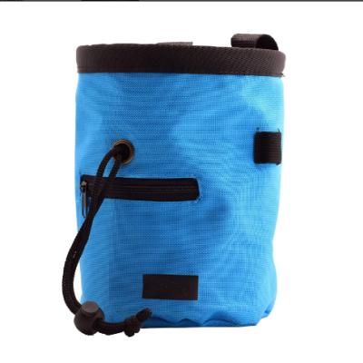 China 600D Polyester+210D Polyester Bouldering Chalk Bag Custom Climbing Chalk Bag With Adjustable Belt for sale