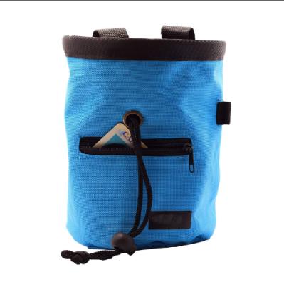 China 600D Polyester+210D Polyester Factory Supply OEM Chalk Boulder Bag For Rock Climbing for sale