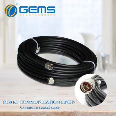 China Silicone Rubber RF Coaxial Cable RG8 Coax Cable for sale