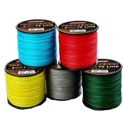 China Factory wholesale high strength 8 strands 40-300LB 300meter pe braided fishing line for sale