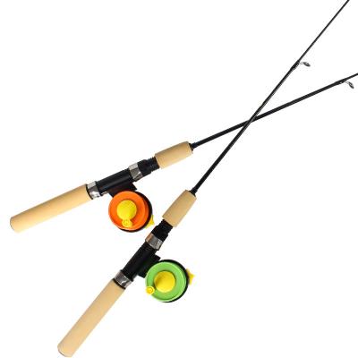 China Wholesale Cheap Portable Lake Game Winter Ice Fishing Rod Lightweight Retractable Fishing Rod Glass for sale