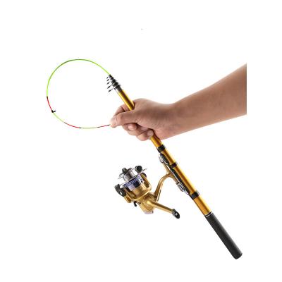 China Fishing Rod Rod Fishing Tackle Sea Fishing Tackle Portable Telescopic Mini Short Rod Glass Professional Manufacture for sale