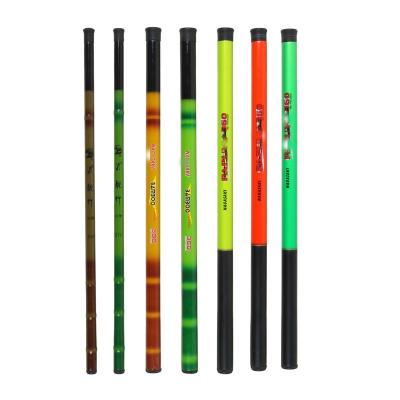 China Wholesale Glass By Manufacturers Chinese Fiberglass Super Short Telescopic Solid Carp Fishing Rods for sale