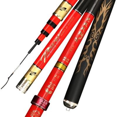 China Carbon Made in China Carbon Fiber Spun Fishing Rod 3.6m/4.5m/5.4m/6.3m/7.2m Fishing Rod for sale