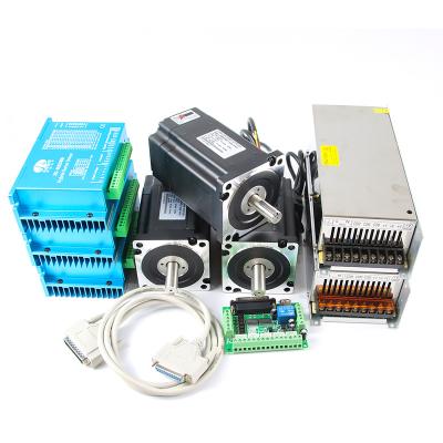 China Hot Sale 2 Phase 12n.m 3 Axis Stepper Motor NEMA 34 Closed Loop Stepper Motor Kit For Cnc Router Stepper Servo Motor Kit Nema 34 Closed Loop Stepper Motor Kits for sale