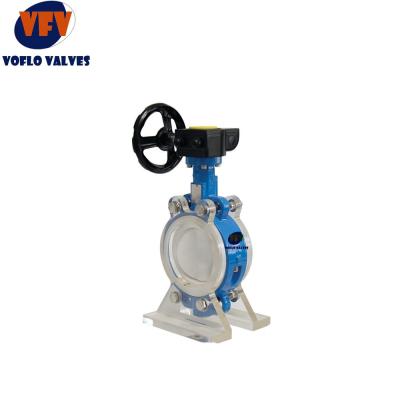 China SS410 Shaft EPDM Seal PN16 Wafer Type Ductile Iron Disc 3 Inch General Butterfly Valve for sale