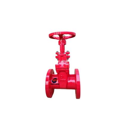 China DN300 General Outside Screw And Resilient Seated Yoke Brass Seal Cast Iron Gate Valve For Sewage for sale