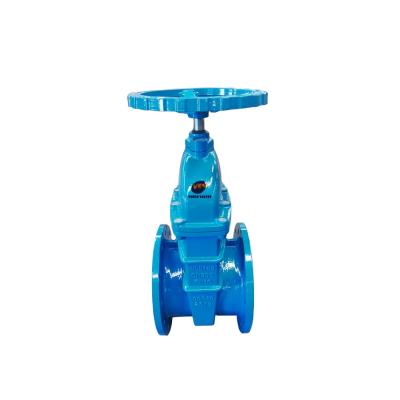 China General Soft Resilient Wedge Gate Valve DIN 3352 F4 Seat Non-rising Stem DI+EPDM for sale