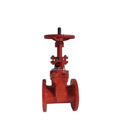 China General DIN3352 F4 Full Diameter Waterway Hand Square Top Wheel Operation Resilient Seat Gate Valve for sale