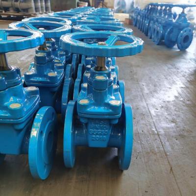 China General PN16 Flanged 3 Inch EPDM Resilient Seated Body Hand Wedge CI Wheel Gate Valve for sale