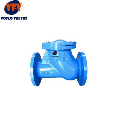 China PN16 General Flange Type DI Material For Sewage Ball Check Valve for sale