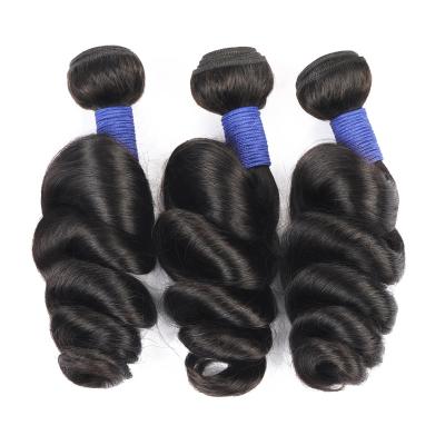 China Remy Hair Bundles Loose 100 Natural Color 10A Of Loose Hair Extensions for sale