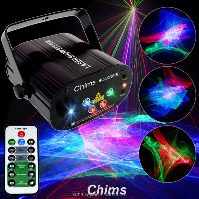 China remote control & Professional Sound-Activated Laser Light Show DJ Disco Lights Aurora Patterns Metal Projector Indoor Party Wall Outdoor Decor for sale