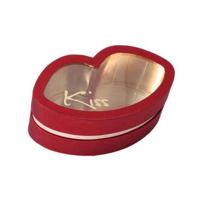 China Recyclable Hot Stylish Lip Shaped With Window For Sex Products Gift Packaging For Personal Care for sale