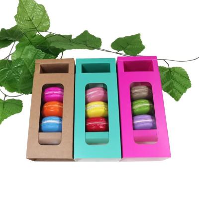 China Eco-Friendly Recyclable Pastry Box For Cake Packaging Christmas Cake Macaron Packaging Box for sale