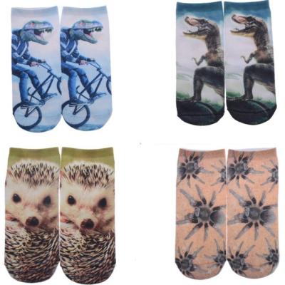 China Original Resident Animal Socks Antibacterial Printed Cartoon Three-Dimensional Cat Socks For Women for sale