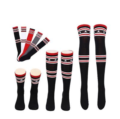 China Mid Stocking Women's Combed Cotton Mid Stocking Sock Children Kids Long Sleeve Knee High Sock Ladies Knee High Sock for sale