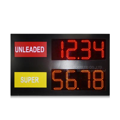 China gas station gas station led price sign/outdoor led gas price sign/digital advertising display for sale