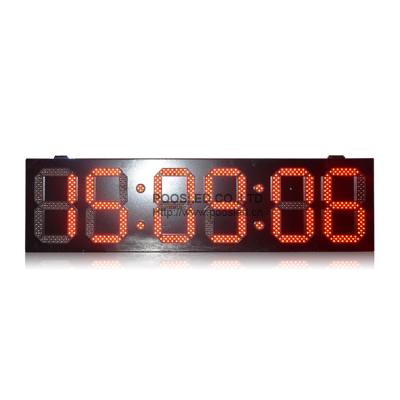 China Subway station clock timer outdoor led sign\led digital timer\led wall clock timer for sale