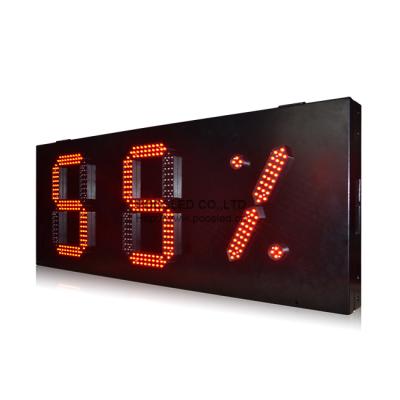 China Station New Design Outdoor Led Temperature Screen Led Humidity Sign LED Digital Temperature Display for sale