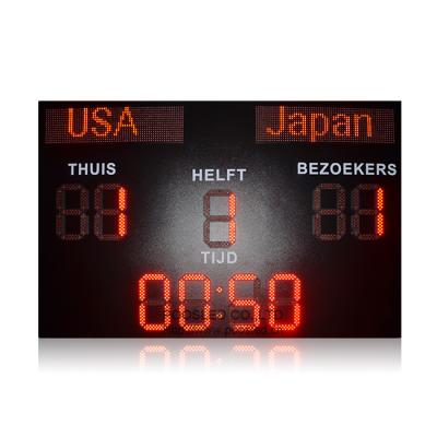 China IP53 waterproof led sports games scoreboard/led football scoreboard/led digital football scoreboard for sale