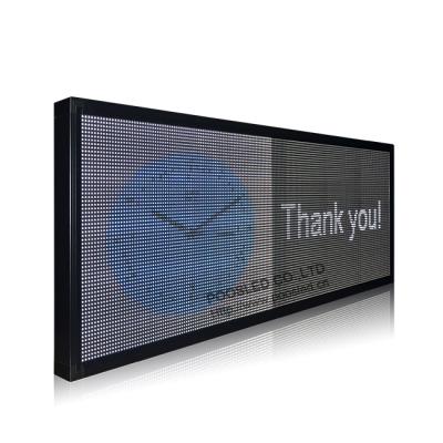 China F5.0 full color programmable office building display indoor wifi control led scroll sign advertising led display screen led message sign for sale