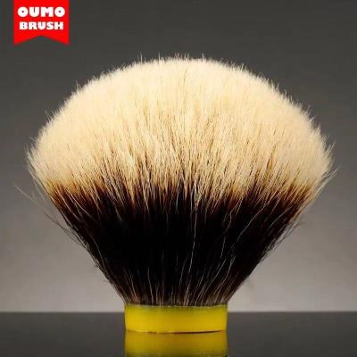 China OUMO Shaving Brush SHD Lotus Manchuria Badger Hair Shaving Brush Knot Shaving Brush for sale