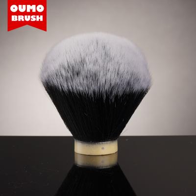 China OUMO- Super Thin Tuxedo Hair Knot Synthetic Hair Knot Shaving Brush Knots for sale