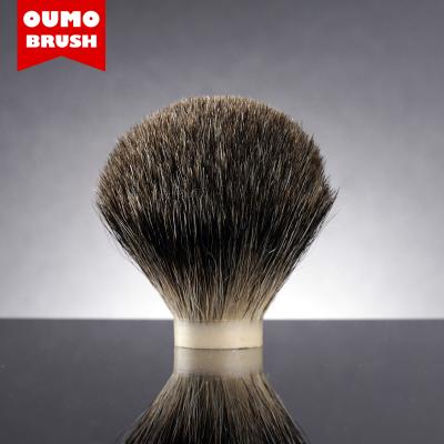 China OUMO shaving brush BRUSH - Wholesale high quality pure hari badger cheap price customers shaving brush knot for sale