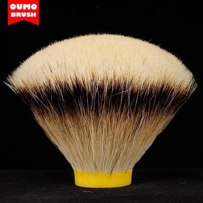 China High Quality Shaving Brush SHD Handmade HMW Slivertip SILK OUMO Badger Hair Knot BRUSH Shaving Machine Shaving Brush Knot for sale