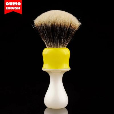 China OUMOBRUSH Shaving Brush - Hawaii Series Shave Brush Resin Handle with Badger or Synthetic Hair Knot for sale