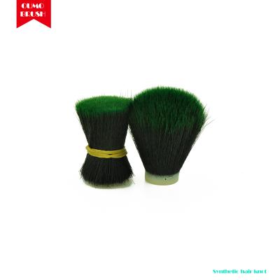 China OUMO-Brand Professional Shaving Brush Tip Shaving Brush Black Green Synthetic Hair for sale