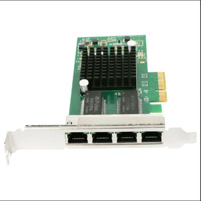 China I350-T4,1.25G Gigabit Ethernet Server Card with 350 Chip Network Adapter, Quad RJ45 Ports, PCI Express 2.1 X4 NIC for sale