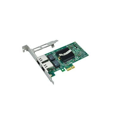 China Dual Server LREC9202PT PCI Express x1 10/100/1000Mbps RJ45 Port Ethernet Adapter for sale