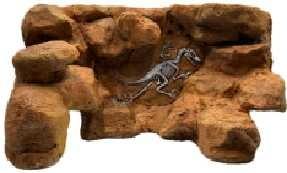 China PU High Simulation 3D Vivarium Rock Background Box Decoration For Reptile for sale