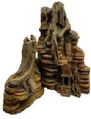 China Decorative Terrarium Tree Stump Customized Flame Resistance With Rocks for sale