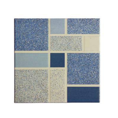 China CLASSIC Bathroom Art Deco Wall Ceramic Matt 20x20 Flower Pattern Floor Tiles for sale