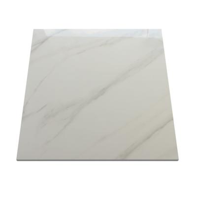 China Cararra High Metallic Tiles Full Glazed Glossy White Polished Glazed Tiles From China for sale