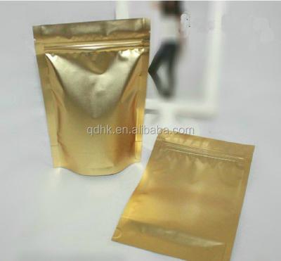 China Disposable Gold Aluminum Foil The Coffee Packaging Plastic Bag for sale