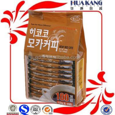 China Disposable Fancy Printed Korean Made High Quality Big Coffee Packing Outer Bag for sale