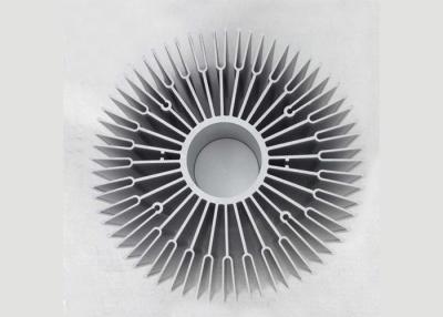 Chine Profils en aluminium de radiateur du tournesol 6063 d'OEM, extrusion ronde de radiateur à vendre